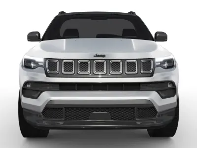 Jeep Compass 2023 Low-poly 3D model