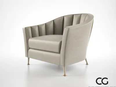 Christopher Guy Alexandrine Armchair 3D model