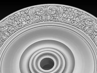 Ceiling Relef 1   3D STL Model 3D print model