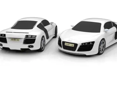 Audi R8 3D model
