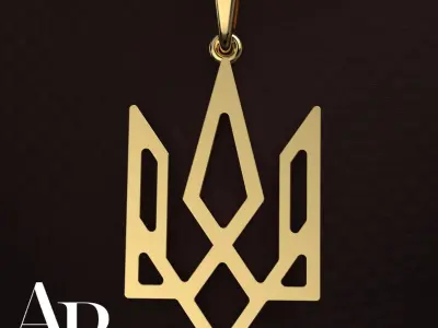 Ukrainian Trident 3D print model