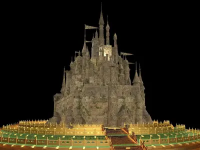 Castle 3D model 4