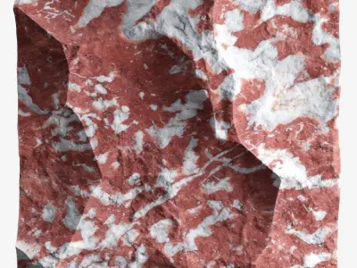 103-RockPanel rock wall art 3D model