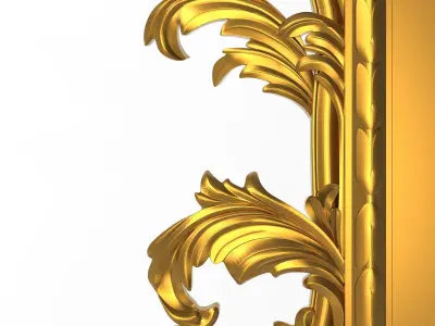 Carved Picture Frame 3D model