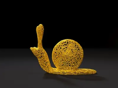 Cool snail 3D print model