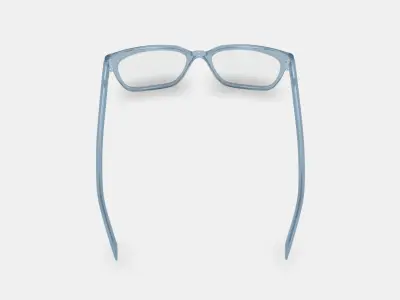 Hughes Eyeglasses in Pacific Crystal 3D model
