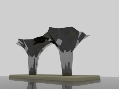 Parametric  architecture  3D model