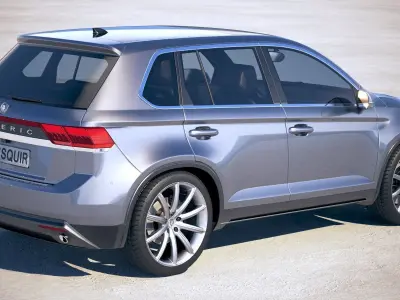 Generic SUV crossover 2018 3D model