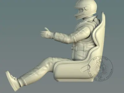 RC Racing Boat Pilot 3D print model