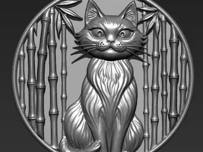 Cat A9 3D print model