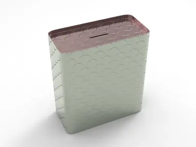 Zum Moneybox Low-poly 3D model