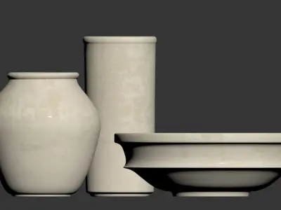 Thayer Basket Ceramics Collection 3D model