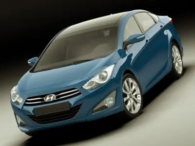 Hyundai i40 Sedan and Wagon 3D model