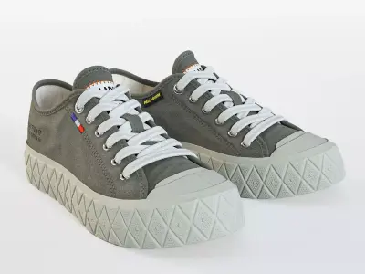 Palladium Palla Ace Green Low-poly 3D model