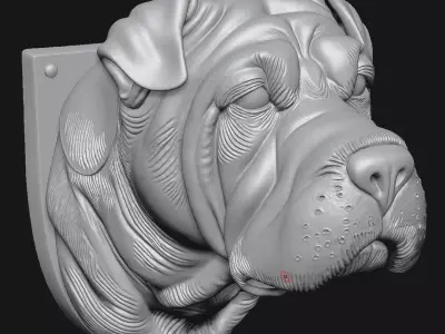 Bullmastiff 3D print model