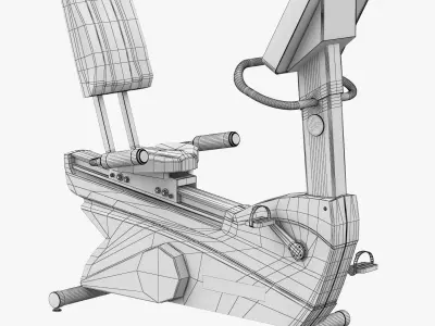 Club Series Recumbent Lifecycle 3D model