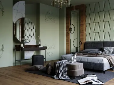 Interior - Bedroom - 060623 3D model