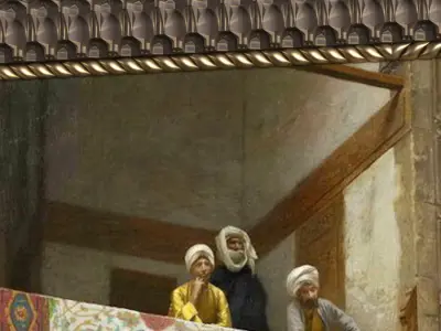 Arabic Frame Picture Eastern picture 3D model