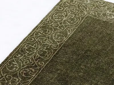 Restoration Hardware Sevilla Floral Border Rug 3D model