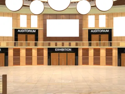 Virtual Lobby 3D Model Pack