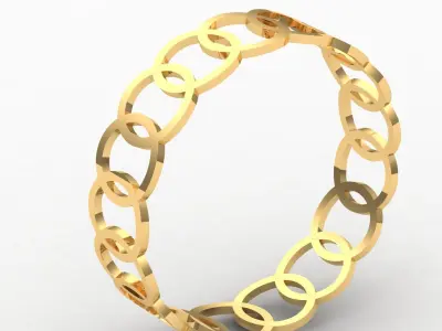 chain rings 3D print model