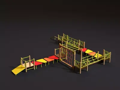 Sports complex 24 3D model