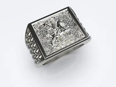 Mens  Ring 3D print model