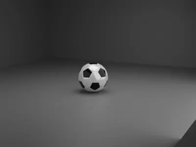 Soccer ball 3D model 18