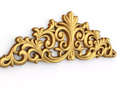 carved classic decorative ornament cnc 3d printing stl 29 3D print model