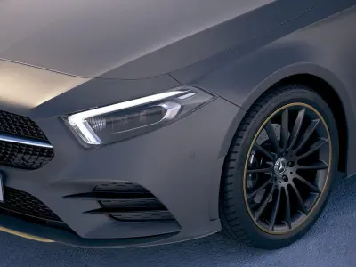 Mercedes A-Class AMG 2019 3D model