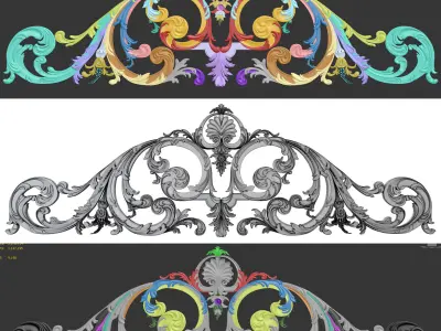 Decorative Ornamental 12 3D model