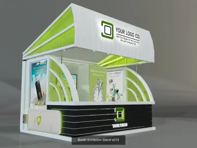Booth Exhibition Stand G30 3D Model Collection