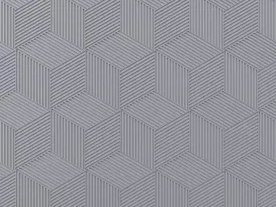 3d plaster wall panel Low-poly 3D model