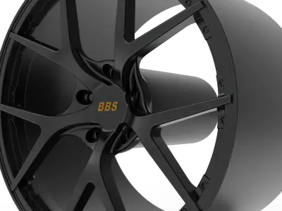 BBS RI-S wheel 3d print model 3D print model