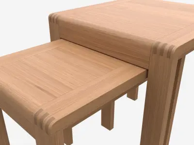 Nest of Tables Ercol Bosco 3D model