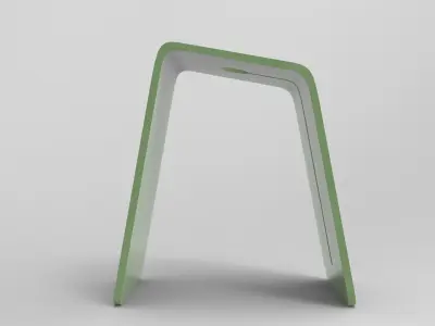 Weap Stool Low-poly 3D model