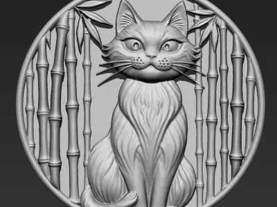 Cat A9 3D print model