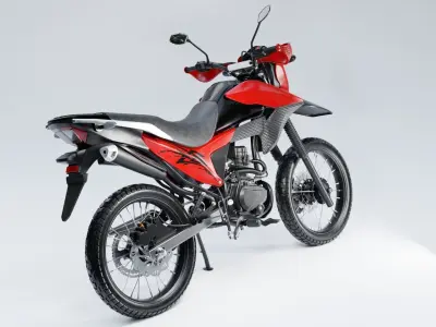 MOTORBIKE Low-poly 3D model