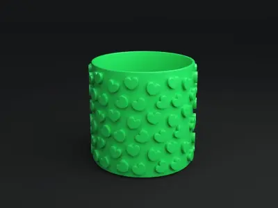 Pot 3D model 3D print model 17 3D print model