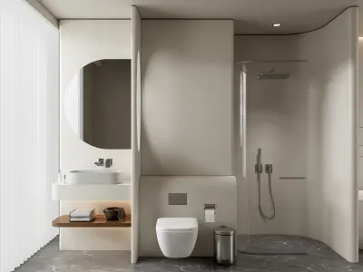 Bathroom 104 3D model