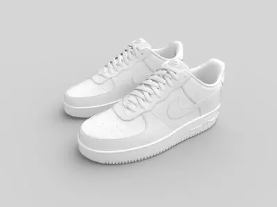 NIKE air force white 3D model