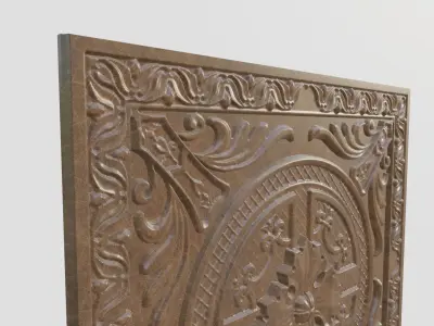Mandal Frame Art 3D print model