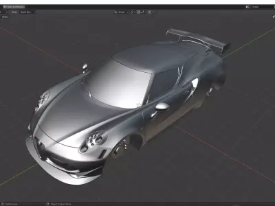 Alfa Romeo 4c 2014  3D model