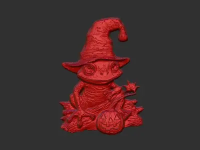 frog witch cnc  3D print model