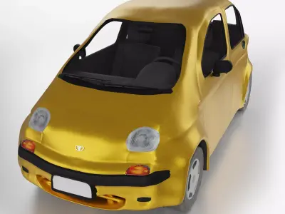 Daewoo Matiz Mark 2 Car Free 3D model