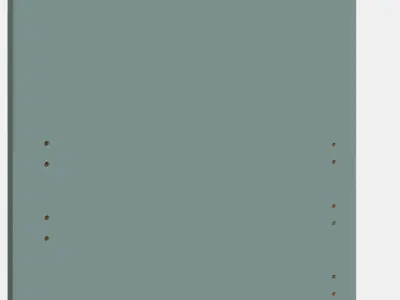 BODARP Drawer front 5 Low-poly 3D model