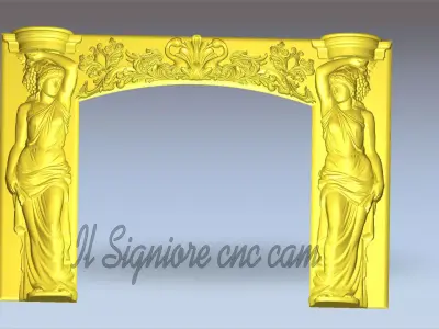 FIREPLACE HEATER HOME DECORATIVE FURNITURE 3D model