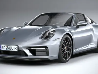 Porsche 911 Targa 4GTS 2022 3D model