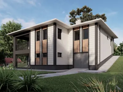 Tip6 House Plans Architectural Drawings Modern House Plans  3D model