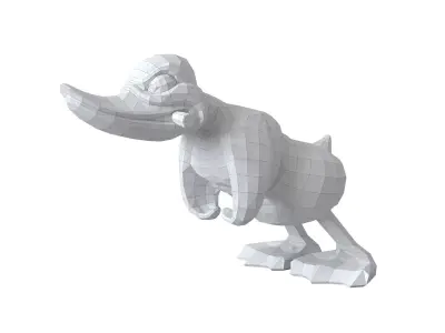 Death Proof Duck on feet 3D print model